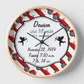 Horloge Garçons Chambre classique Cadeaux de voiture Sweet (Recto)