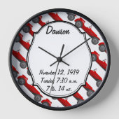 Horloge Garçons Chambre classique Cadeaux de voiture Sweet (Recto)