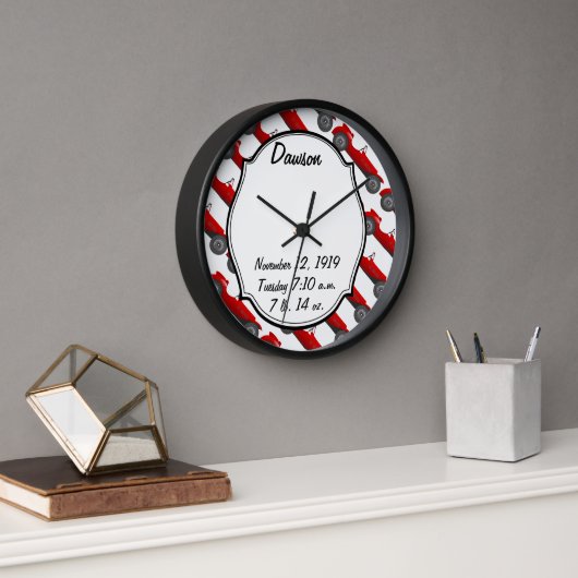 Horloge Garçons Chambre classique Cadeaux de voiture Sweet (Bureau)