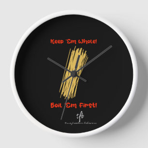 Horloge Garder les spaghetti entiers et les faire bouillir