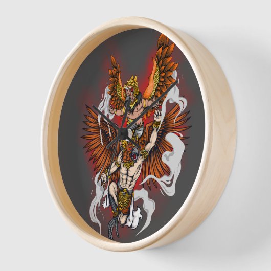 Horloge garuda (Angle)