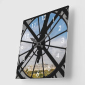 Horloge géante en verre au Musée d'Orsay - Paris (Angle)