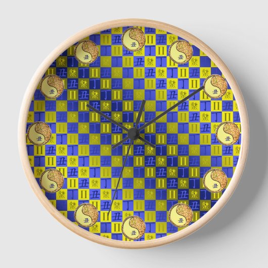 Horloge Gémeaux & Bœuf de Feu (Recto)