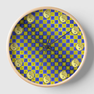 Horloge Gémeaux & Bœuf Métal