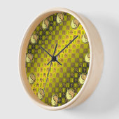 Horloge Gémeaux & Cheval de Feu (Angle)