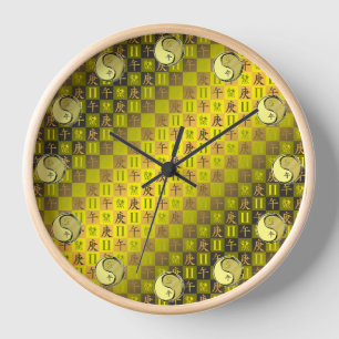 Horloge Gémeaux & Cheval de Métal