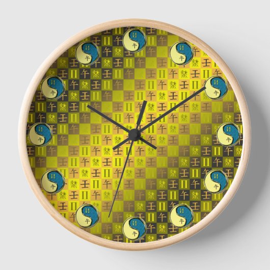 Horloge Gémeaux & Cheval d'eau (Recto)