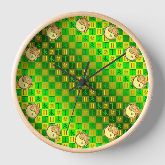 Horloge Gémeaux & Chèvre de Feu (Recto)