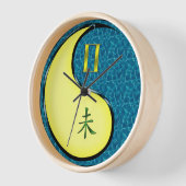 Horloge Gémeaux & Chèvre d'eau (Angle)