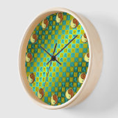Horloge Gémeaux & Chien de Bois (Angle)