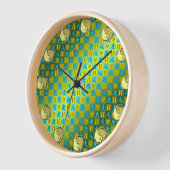 Horloge Gémeaux & Chien de Métal (Angle)