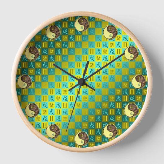 Horloge Gémeaux & Chien de Terre (Recto)