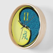 Horloge Gémeaux & Chien d'Eau (Angle)