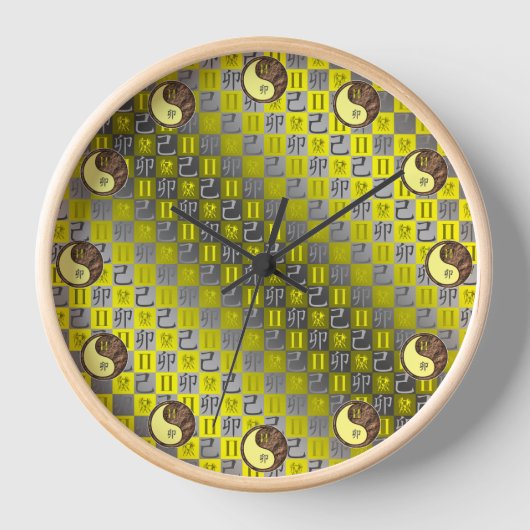 Horloge Gémeaux & Lapin de Terre (Recto)