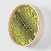 Horloge Gémeaux & Lapin Métal (Angle)