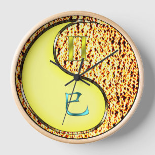 Horloge Gémeaux & Serpent de feu