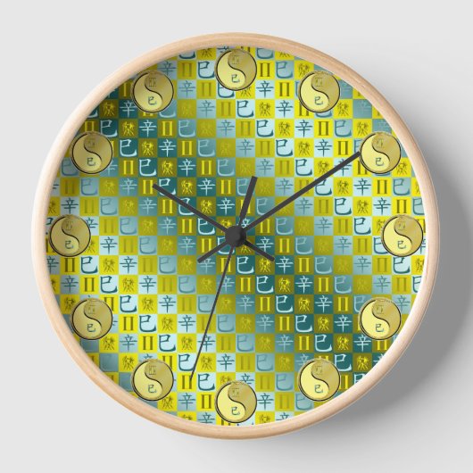 Horloge Gémeaux & Serpent Métal (Recto)