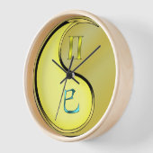 Horloge Gémeaux & Serpent Métal (Angle)