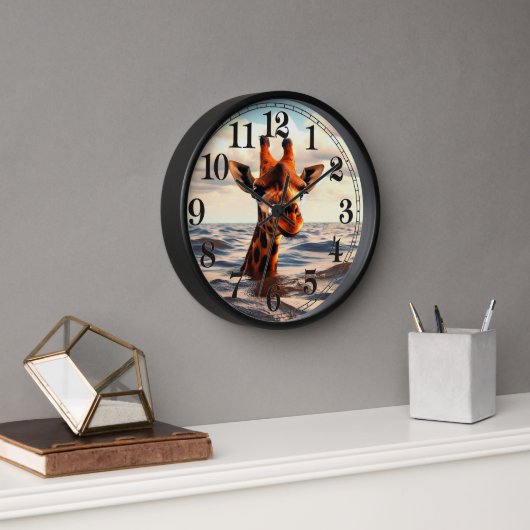 Horloge Giraffe perdue (Bureau)