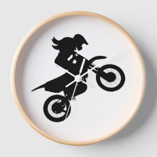 Horloge Girl Dirt Bike