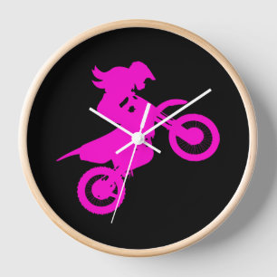 Horloge Girl Dirt Bike