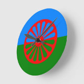 horloge gitane de drapeau (Angle)