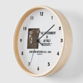 Horloge GK Chesterton Tout Gouvernement Est Une Inutile Né (Angle)