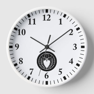 Horloge Glycine suspendue en cercle