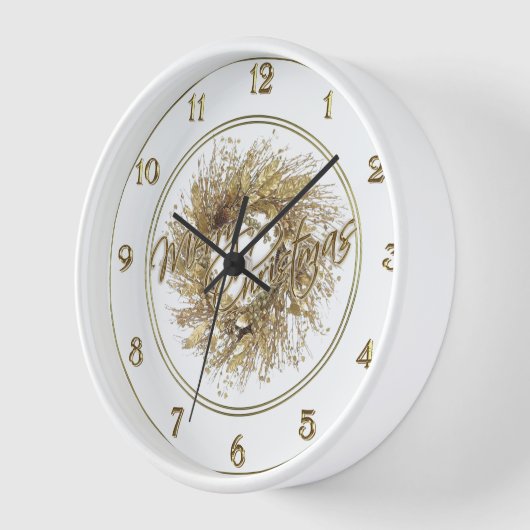 Horloge Gold Wreath (Angle)