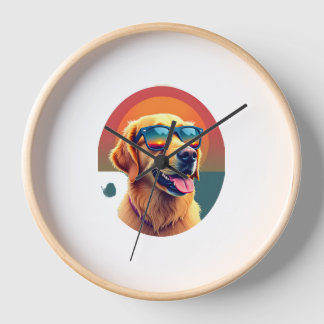 Horloge Golden Retriever for Kids Boys Girls Sunglasses Pe