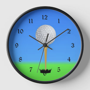 Horloge Golf - Golf Ball on a Tee