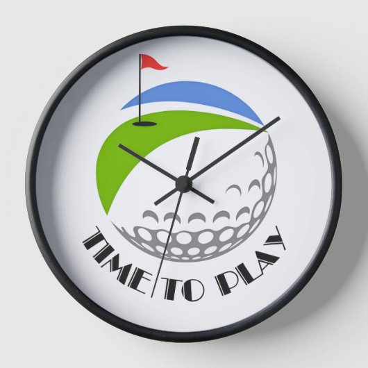 Horloge Golf Infusion Conçu "Moment de Jouer" (Recto)