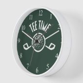 Horloge Golfers Tee Time (Angle)