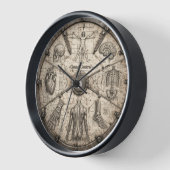 Horloge Gothique Médicale (Angle)