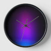 Horloge Gradient violet noir (Recto)