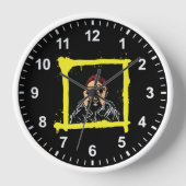 Horloge Graffiti cool Illustration Art, Fantastique Chemis (Recto)