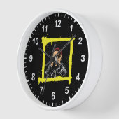 Horloge Graffiti cool Illustration Art, Fantastique Chemis (Angle)