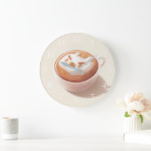 Horloge grand art latte (Maison)