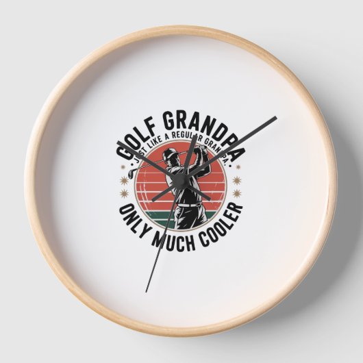 Horloge Grand-père de golf comme un groupe régulier (2) (Recto)