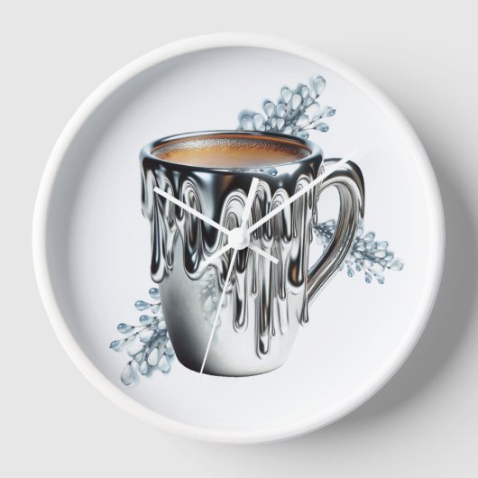Horloge grande de Liquid Forge Coffee Bar (Recto)