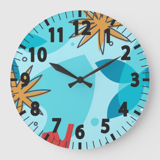 Horloge grande de nature abstraite (Recto)