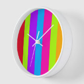 Horloge Grandes Couleurs Néon | (Angle)