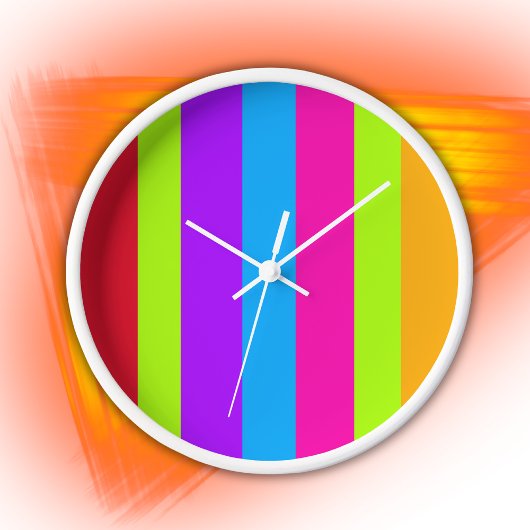 Horloge Grandes Couleurs Néon |