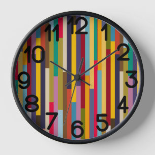 Horloge Grandes Tailles Colorées