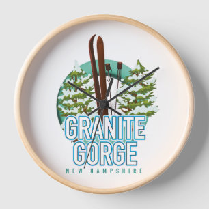 Horloge Granite Gorge ski new Hampshire