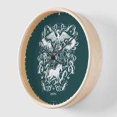 Horloge Graphique Filigree de Patronum d'Expecto (Angle)