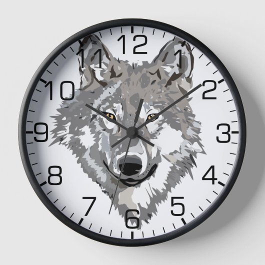 Horloge Gray Wolf Design (Recto)