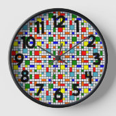 Horloge Grille Bauhaus (Recto)