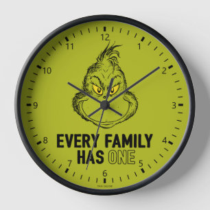Horloge Grinch Chaque famille en a un