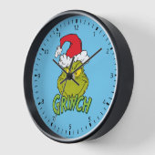 Horloge Grinch classique | Naughty ou Nice (Angle)